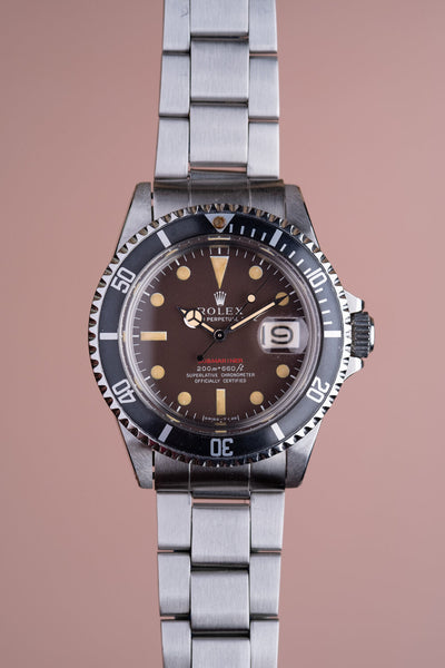 1969 Rolex Meters-first Tropical Red 1680 Submariner