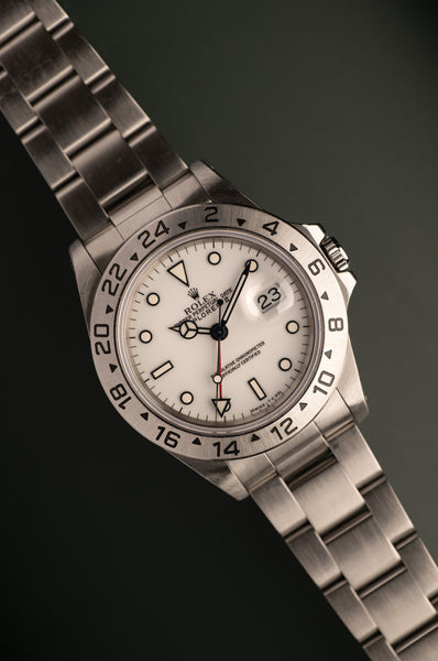 1996 Rolex 16570 Polar Explorer II - Unpolished