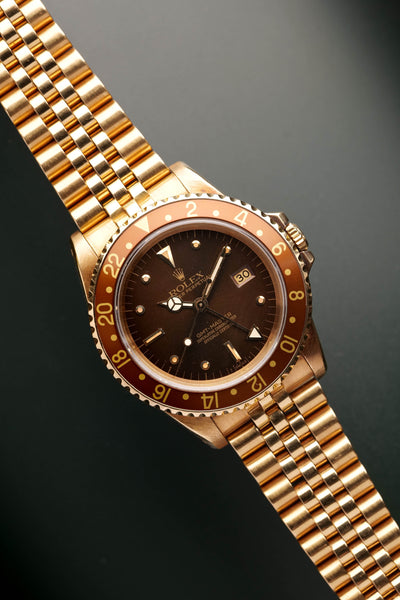 1980 Rolex 16758 Gold GMT-Master - Unpolished