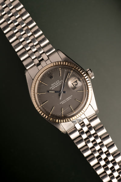 1971 Rolex 1601 Datejust - Grey Ghost dial