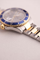 2003 Rolex 16613 Serti Dial Two-Tone Gold Submariner -Unpolished & Complete