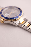 2003 Rolex 16613 Serti Dial Two-Tone Gold Submariner -Unpolished & Complete