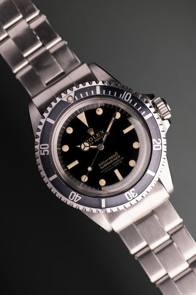1966 Rolex Gilt 5512 Submariner w/ Chronometres Certificate