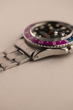 1969 Rolex Fuchsia 1675 GMT w/ Mk0.5  Day Glow Dial. Box & Papers