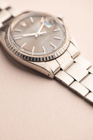 1970 Rolex 1603 Datejust ghost grey dial - w/ Guarantee Papers