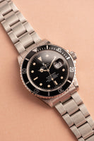 1985 Rolex 16800 Gloss Dial Submariner - Box and Papers