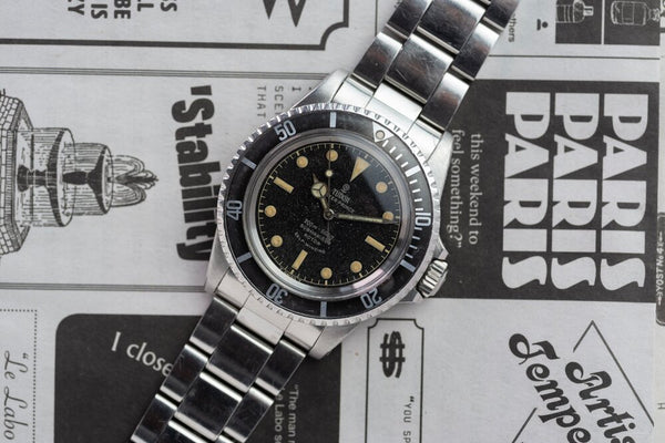 1965 Tudor 7928 Submariner - Gilt Chapter Ring