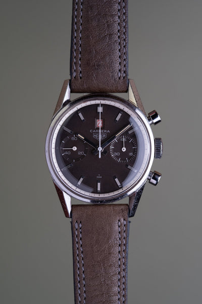1960's Heuer 3147N 'Dato 12' - Chocolate Dial