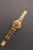 1987 Rolex 16528 Zenith Gold Daytona w/ Champagne Floating “Cosmograph” Dial - Unpolished