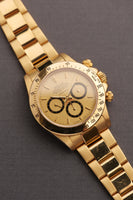 1987 Rolex 16528 Zenith Gold Daytona w/ Champagne Floating “Cosmograph” Dial - Unpolished