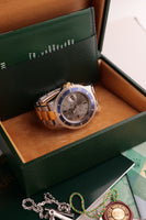 2003 Rolex 16613 Serti Dial Two-Tone Gold Submariner -Unpolished & Complete