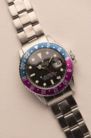 1969 Rolex Fuchsia 1675 GMT w/ Mk0.5  Day Glow Dial. Box & Papers