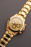 1987 Rolex 16528 Zenith Gold Daytona w/ Champagne Floating “Cosmograph” Dial - Unpolished