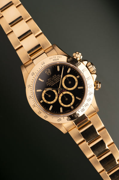 1990 Rolex 16528 Rolex Zenith Daytona w/ inverted 6 Dial - Box and Papers