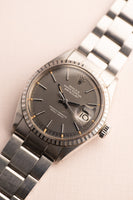 1970 Rolex 1603 Datejust ghost grey dial - w/ Guarantee Papers
