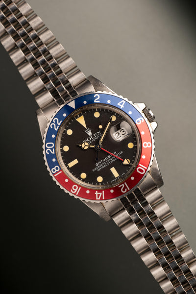 1981 Rolex 16750 Pepsi GMT - Unpolished w/ Papers