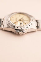 1988 Rolex 16550 Cream Panna Dial Explorer II - Box and Service Papers - Unpolished