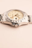 1988 Rolex 16550 Cream Panna Dial Explorer II - Box and Service Papers - Unpolished