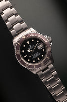 1984 Rolex 16800 Submariner Lavender insert - Box and Papers - Unpolished