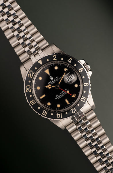 1984 Rolex 16750 Black Insert GMT