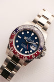 2019 Rolex 126719BLRO (126719) White Gold GMT w/ Blue Dial : Full Set
