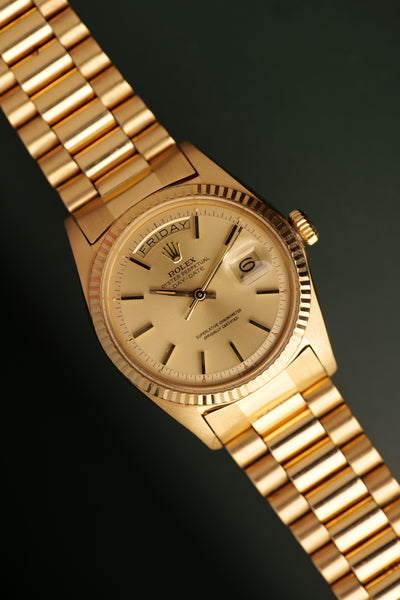 1968 Rolex 1803 Gold Day-Date w/ S. American bracelet
