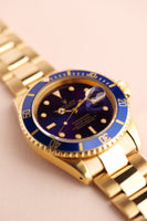 1989 Rolex 16618 Submariner w/ Tropical Blue Dial