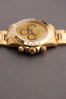 1987 Rolex 16528 Zenith Gold Daytona w/ Champagne Floating “Cosmograph” Dial - Unpolished