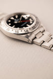 1998 Rolex 16570 black dial Explorer II Box and Papers - Unpolished