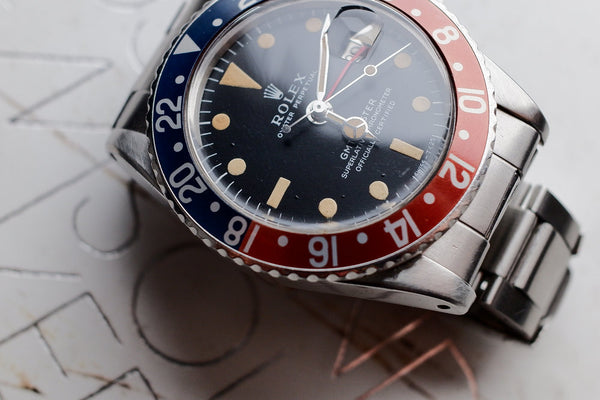 1969 Rolex 1675 GMT "Long-E" MK I Dial