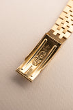 1974 Rolex 1601 /8 Pinkish Gold Datejust with Blue Roman Dial