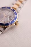 2003 Rolex 16613 Serti Dial Two-Tone Gold Submariner -Unpolished & Complete