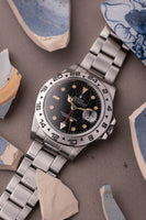 1986 Rolex 16550 Explorer II Black Pumpkin Kintsugi dial