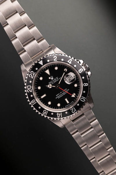 1984 Rolex 16700 GMT w/ Black Insert