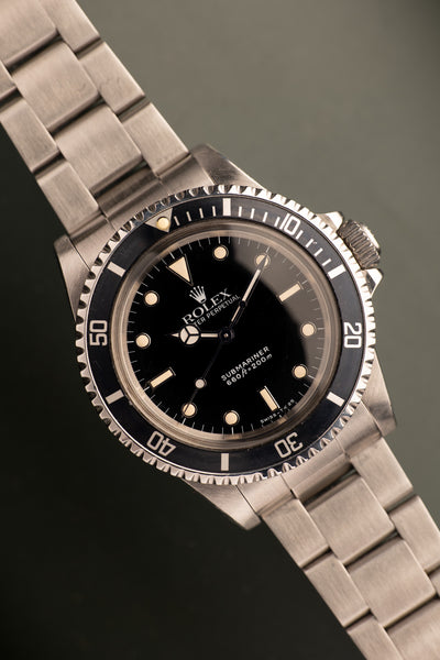 1989 Rolex 5513 Submariner - Transitional - Unpolished