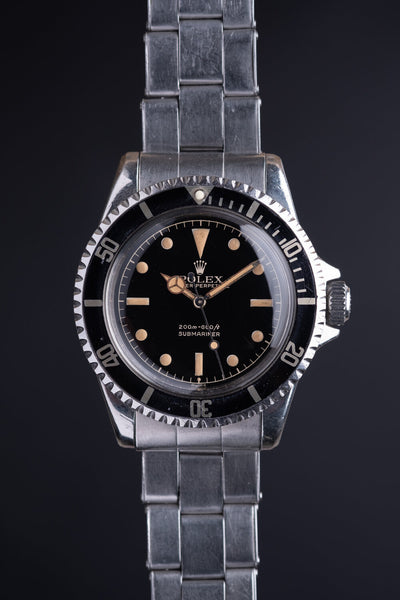 1960 Rolex 5512 Gilt Chapter-Ring Exclamation Dial Submariner