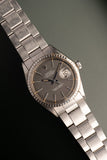 1970 Rolex 1603 Datejust ghost grey dial - w/ Guarantee Papers
