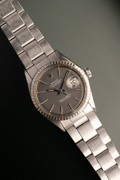 1970 Rolex 1603 Datejust ghost grey dial - w/ Guarantee Papers