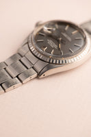 1970 Rolex 1603 Datejust ghost grey dial - w/ Guarantee Papers