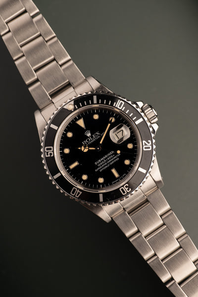 1988 Rolex 16800 Submariner w/ Box & Papers