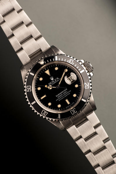 1986 Rolex 168000 “triple 0” Submariner