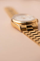 1986 Rolex Gold 18038 Day-Date w/ White Roman Dial
