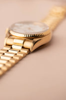 1986 Rolex Gold 18038 Day-Date w/ White Roman Dial
