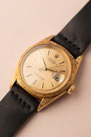 1963 Rolex 1602 Florentine Finish Gold Datejust Unpolished