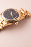 1984 Rolex 16018 Onyx Datejust - Gold Unpolished