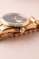 1984 Rolex 16018 Onyx Datejust - Gold Unpolished