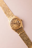1960 Rolex 1806 Gold Day-Date - Brick Moire Finish