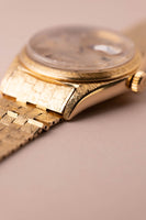 1960 Rolex 1806 Gold Day-Date - Brick Moire Finish