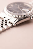 1972 Rolex 1603 Datejust Grey Sunburst Dial
