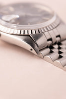 1972 Rolex 1603 Datejust Grey Sunburst Dial